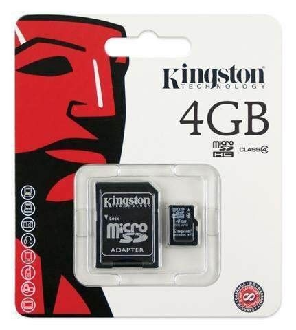 Cartão Micro SD 4GB Kingston